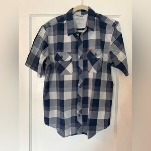 Navy and White Checkered Casual Shirt Bundle